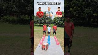 WHO DID WIN!? | Ronaldo Messi Lamine Yamal CHALLENGE #shorts #ronaldo #messi #challenge #youtube