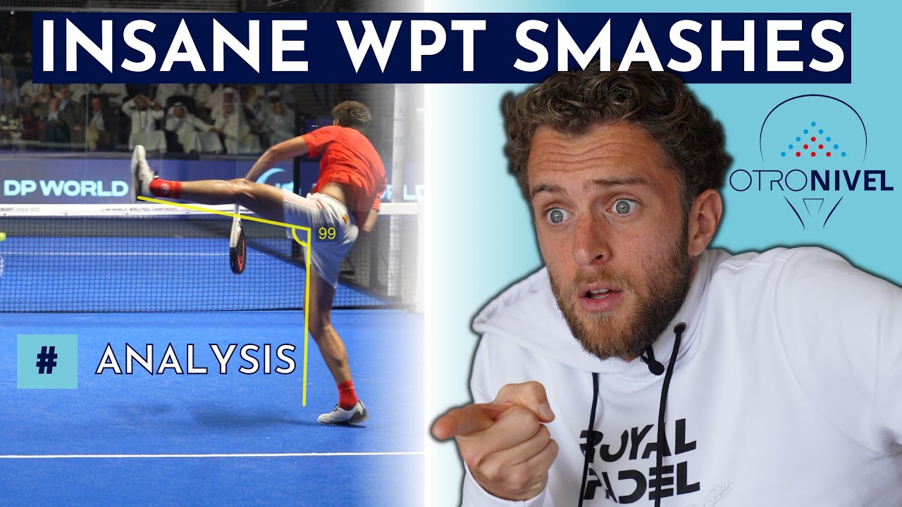 Kick smash and flat smash techniques analysis by pro padel players.