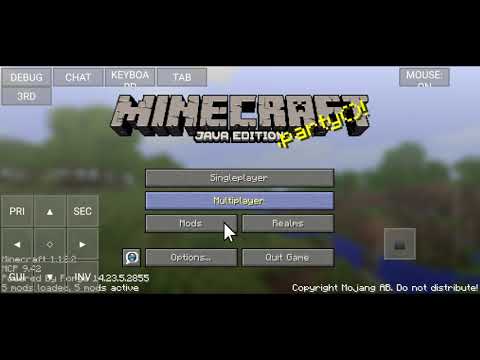 Any Dimension Mod Showcase Mod Download Link!!!on Android Minecraft Java 1.12.2!!!