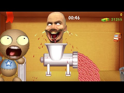 Scary Meat Grinder VS The Buddy - Kick The Buddy