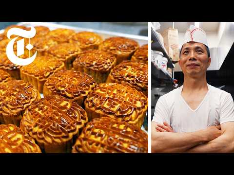 這家麵包店每年為中秋節製作數千個月餅 | 紐約時報烹飪 (This Bakery Makes Thousands of Mooncakes for the Mid-Autumn Festival Every Year | NYT Cooking)