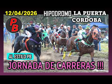 CARRERAS HIPODROMO MUNICIPAL LA PUERTA - CORDOBA (12-04-2026)