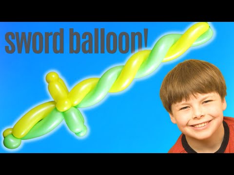 Make This Master Balloon Sword - Balloon Swords for Beginners  #swordballoon #balloonanimal
