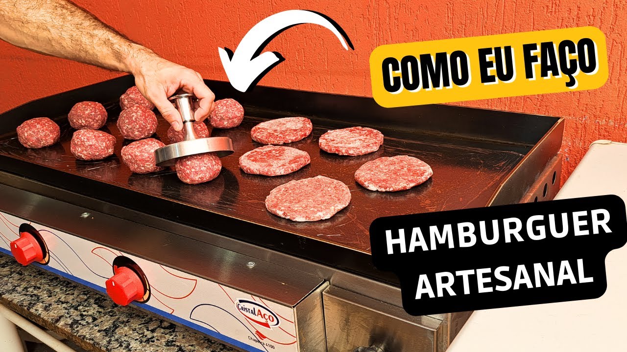 DELIVERY DE HAMBÚRGUER I COMO FAZER HAMBÚRGUER CASEIRO I  HAMBÚRGUER ARTESANAL I  HAMBÚRGUER GOURMET