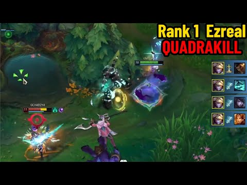 HanQL: 2255LP Ezreal INSANE QUADRAKILL in KR Challenger!