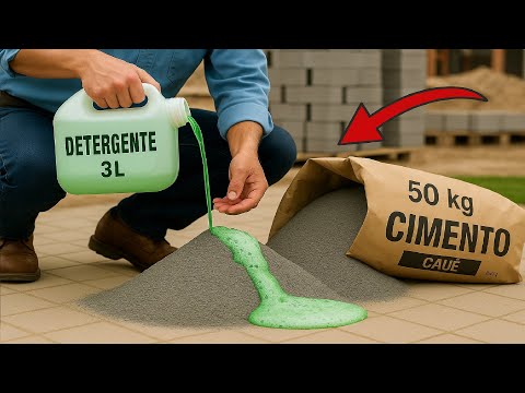 I mixed CEMENT with DETERGENT and discovered the secret formula that is worth a gold mine!