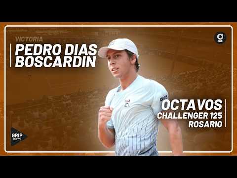 🔥 Pedro DIAS BOSCARDIN elimina a COMESAÑA y avanza a CUARTOS en el Challenger 125 de ROSARIO