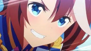 【ウマ娘】トウカイテイオーが突き抜ける！！トウカイテイオー　91年日本ダービー　もう追う必要はない　まさに横綱相撲！　実況　堺正幸　皇帝シンボリルドルフ以来の無敗の2冠馬誕生！