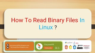How To Read Binary Files In Linux ? #linux