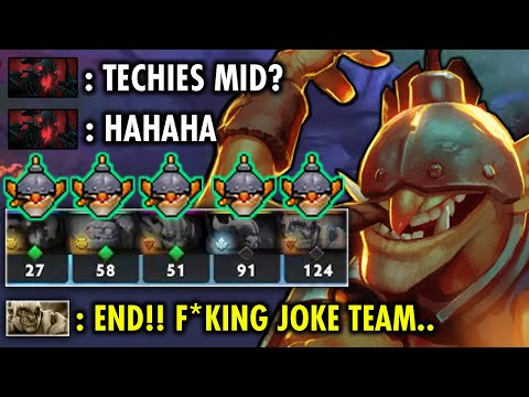 He saw Techies Mid He Laughs!! Then This Things Happened