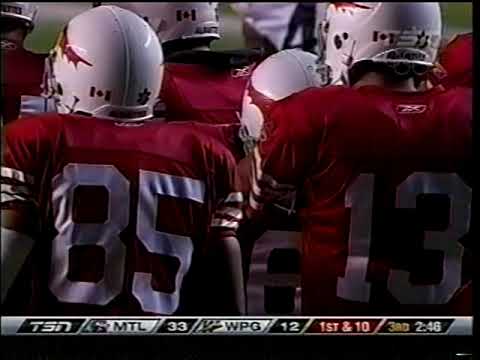 CFL 2009 MONTREAL ALOUETTES AT WINNIPEG BLUE BOMBERS