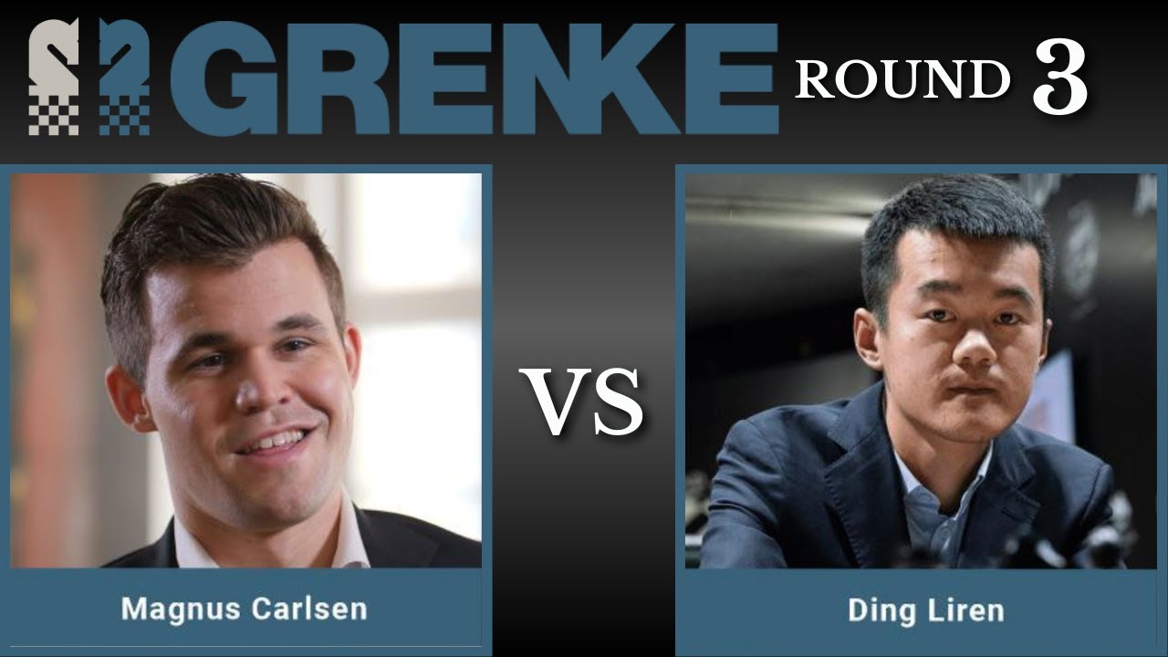 Magnus Carlsen vs Ding Liren | GRENKE Chess Classic 2024 | Round 3