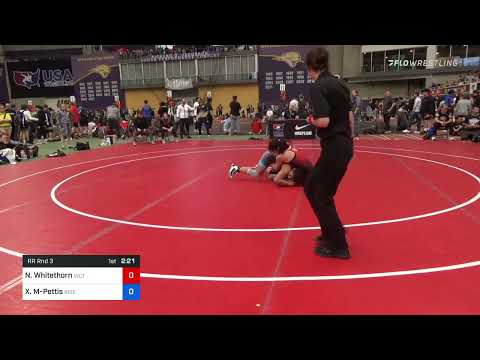 59 Kg Rr Rnd 3 - Ngao Shoua Whitethorn, Victory School Of Wrestling Vs Xochitl Mota-Pettis, Rise R