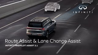 Infiniti QX80 ProPILOT Assist 2.1 | Route Assist & Lane Change