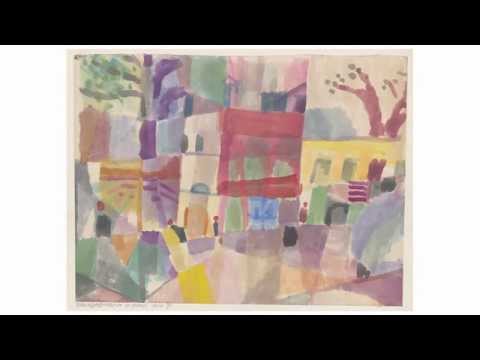Paul Klee - Maisons rouges et jaunes à Tunis, 1914