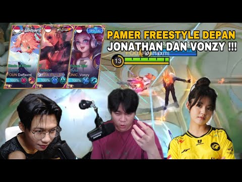 REAKSI JONATHAN LIANDI DAN VONZY LIAT FANNY KU TERBANG DAN FREESTYLE !!!