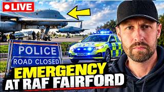 BREAKING: Major incident at RAF Fairford declared with explosives arrests