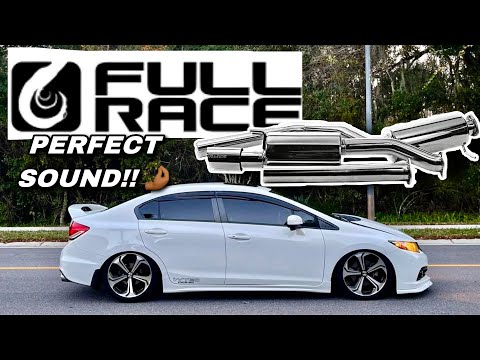 FULLRACE CATBACK EXHAUST FOR 9TH GEN CIVIC SI! *SOUNDS AMAZING!*