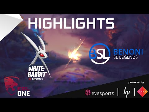 Highlights EGL One Dota 2 Season 1 - WhiteRabbit Gaming vs Benoni Se Legends