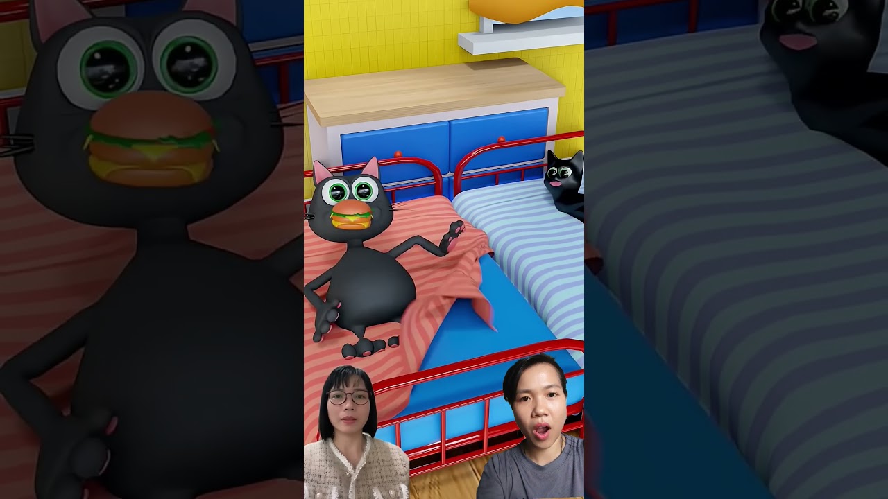 Hamburger với gián #trending #funny #shortvideo  #youtubeshorts #pets