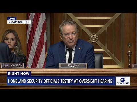 LIVE: Homeland Security officials testify at Senate oversight hearing