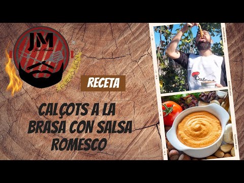 👉​✅ CALÇOTS A LA BRASA CON SALSA ROMESCO [ ¡Te van a encantar!😍] | JM a Fuego Lento