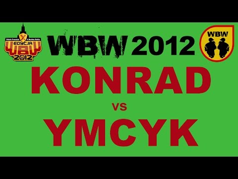 Konrad 🆚 Ymcyk 🎤 WBW 2012 el.3 (freestyle rap battle) Półfinał
