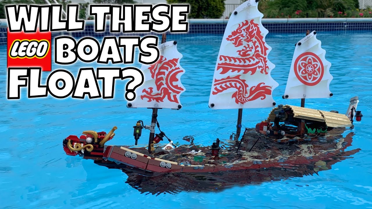 DO THESE LEGO BOATS FLOAT? #3 ⛵️