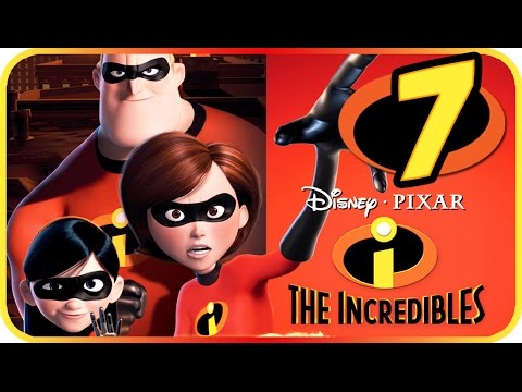 The Incredibles Walkthrough Part 7 (PS2, Gamecube, XBOX, PC) Movie Game Level 7