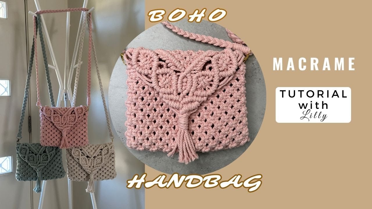 Macrame | Boho Bag | Handbag # 1 | Sling Bag | Easy Tutorial for beginners