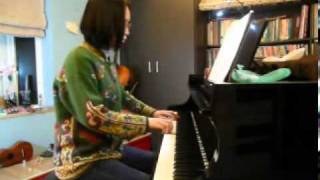 2011.4  佳珍鋼琴練習記錄A（Bach BWV 830 Partital No.6 in E Minor Air ）