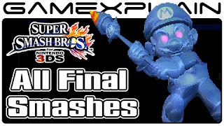 All Final Smashes in Smash Bros 3DS (English!)