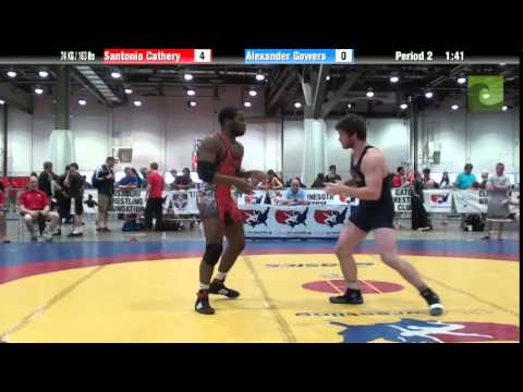Men 74 KG / 163 lbs - Santonio Cathery vs. Alexander Gowers