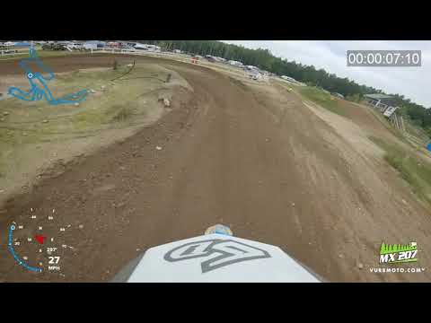 Two Blazing Laps at MX207 with Larry Fortin - vurbmoto