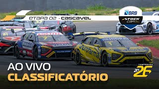 Stock Car Pro Series: Classificatório ao vivo