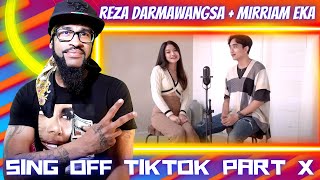 Download lagu Reza Darmawangsa SING-OFF TIKTOK SONGS PART X vs Mirriam Eka | REACTION mp3