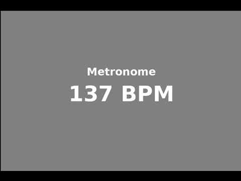 Metronome - 137 BPM - 4/4