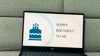 誕生日おめでとう、自分！