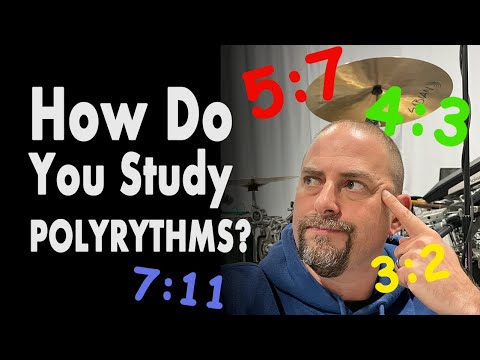 How To Study Polyrhythms on #drums