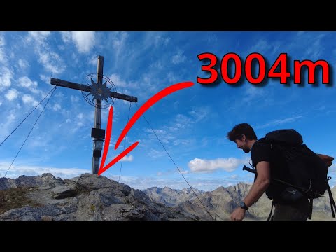 Mein erster 3000er: Zischgeles via Oberstkogel (fast) - 4k