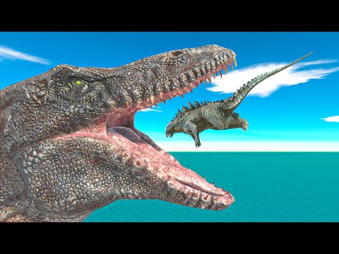 MEGA MOSASAURUS FEEDING - Animal Revolt Battle Simulator