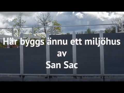 San Sac bygger Miljöhus för Källsortering