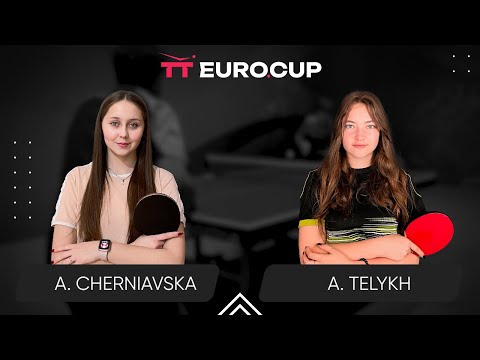 12:25 Alina Cherniavska - Anastasiia Telykh 12.12.2023 TT Euro.Cup Women Ukraine Master. TABLE 3