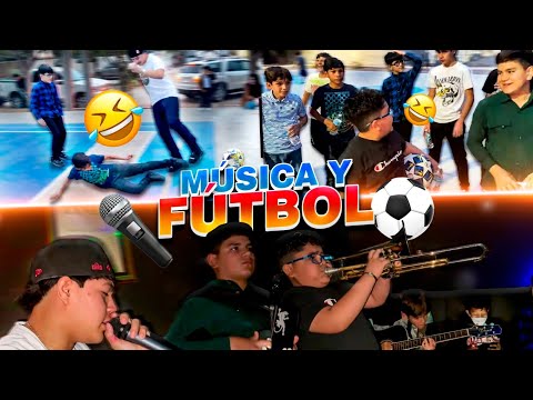 PRIMER ENSAYO MUSICAL Y FÚTBOL CON SOÑADORES 🎤🎶⚽️🔥/ Grillo La Duda
