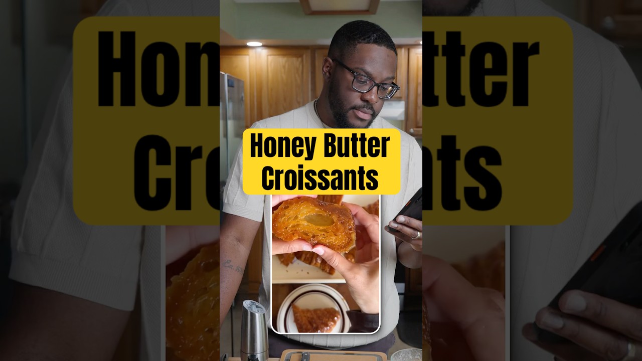 The Fridge had NO CHANCE with these Honey Butter Croissants! #foodreview #foodie #recipe e