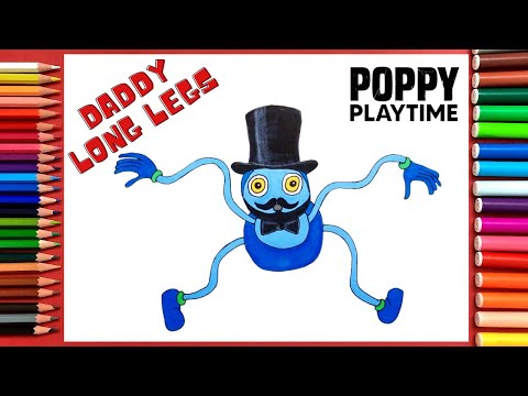 How to Draw Daddy Long Legs | Poppy Playtime