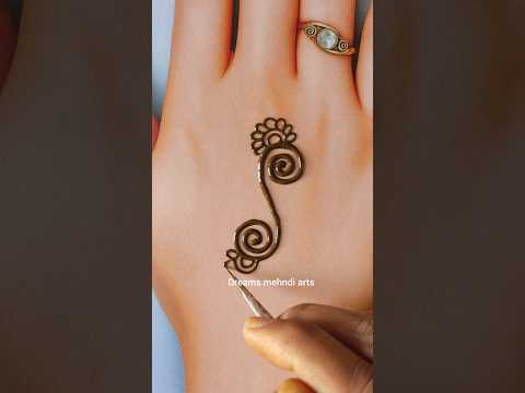 Easy and simple New Stylish arabic Mehndi Design for Bridesmaids UK-USA Viral” #dubai  #viralsong