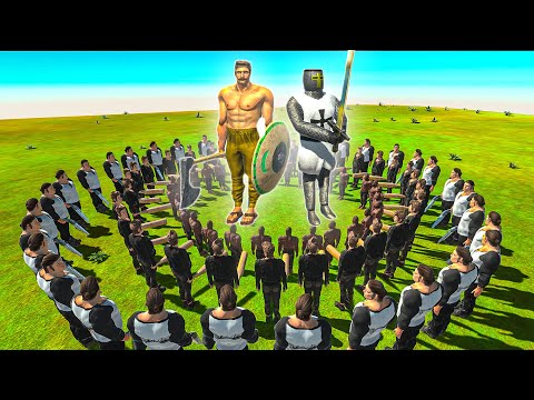 Ancient Vs Modern Humans Tournament of Armies - Animal Revolt Battle Simulator