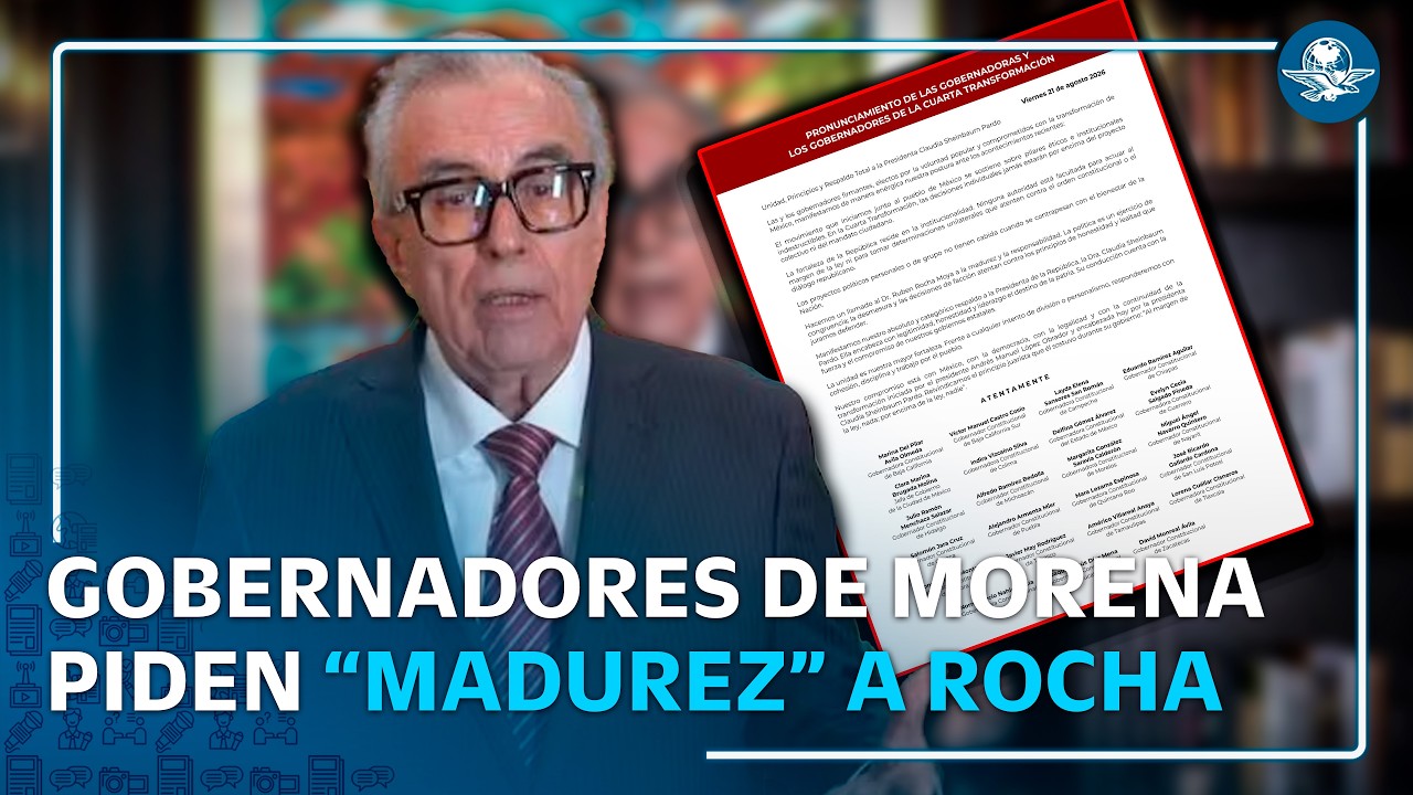 Rubén Rocha vuelve a Sinaloa y 23 gobernadores de Morena le lanzan advertencia