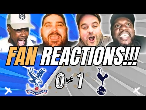 Tottenham Fans REACT to Crystal Palace 0–1 Tottenham | Premier League Goal Reactions